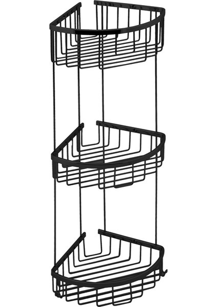 20X20 Üçlü Oval Süngerlik Black