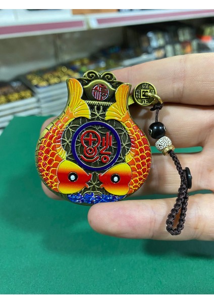 Renkli Balık Tasarım Metal Çakmak