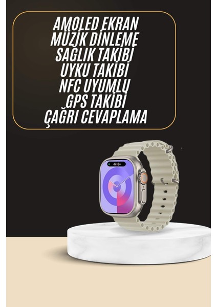 Uyku ve Sağlık Takibi Yapabilen Gps Uyumlu Plastik Kordonlu Akıllı Saat - N424J943-M60424 fiyatları