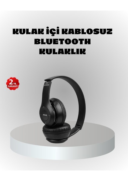 Kablosuz Bluetooth Kulaklık – Tf Kart Aux Mikrofonlu Suya Dayanıklı 10M Menzil - M929B180-N209