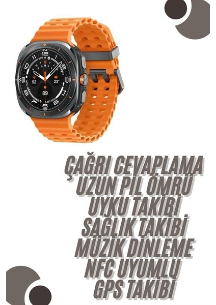 Akıllı Saat Unısex Zarif Görünümlü Titanyum Kasa Amoled Ekran Müzik Dinleme - M670R878-K896