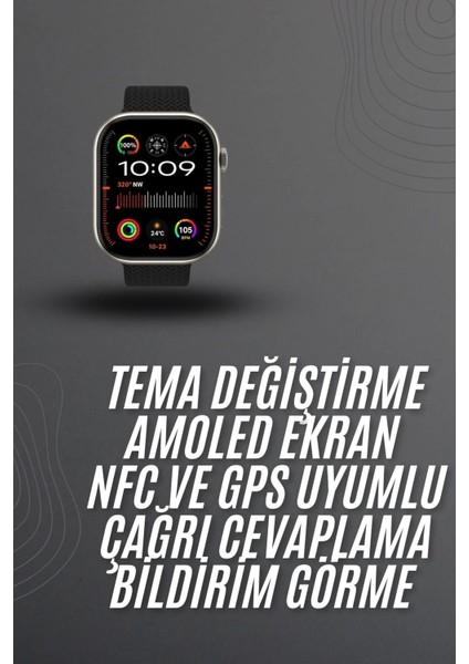 Akıllı Saat 2.02 Inch Nabız Ölçer Arama Konuşma Müzik Dinleme - N924J878-M17924 fiyatları