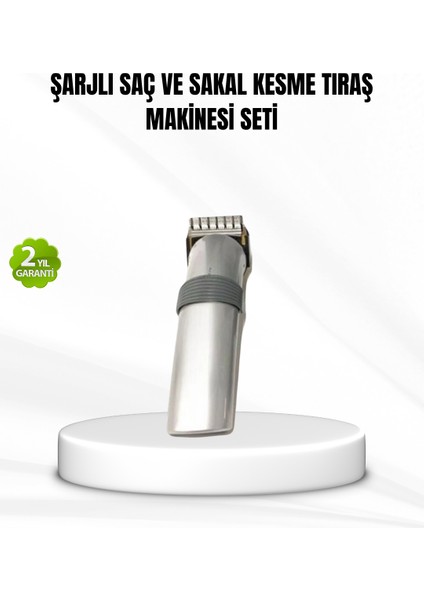 Şarjlı Saç ve Sakal Kesme Makinesi – Paslanmaz Çelik Bıçak Ayarlanabilir Ba? - M781R106-K78