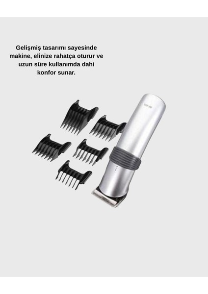 Şarjlı Saç ve Sakal Kesme Makinesi – Paslanmaz Çelik Bıçak Ayarlanabilir Ba? - M781R106-K78 fırsatları