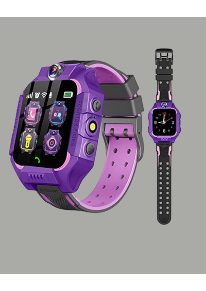 S10 Mor Akıllı Çocuk Saati Konum Takip ve Güvenlik Özellikli - N758J009-M26758 indirimleri