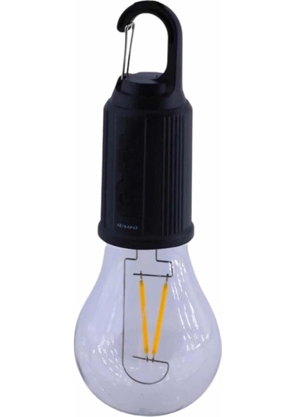 Askılı Kırılmaz LED Işık Kamp Bahçe Lambası Taşınabilir LED Ampul Şarjlı - T066G587-Z86 indirimleri