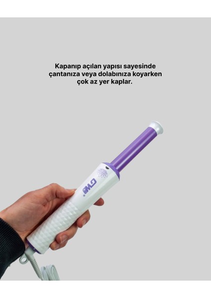 Gw Profesyonel Saç Kıvırıcı – 140-210°C Isı Ayarlı Taşınabilir Tasarım - T752G857-Z087 fiyatları