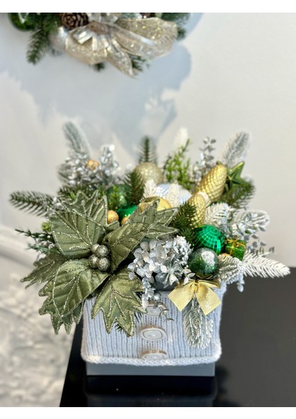 Yılbaşı Lüks Tasarım Masa Üstü Dekor