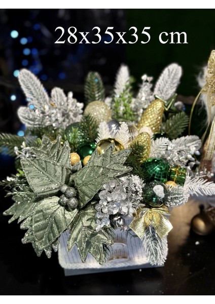 Yılbaşı Lüks Tasarım Masa Üstü Dekor fiyatları