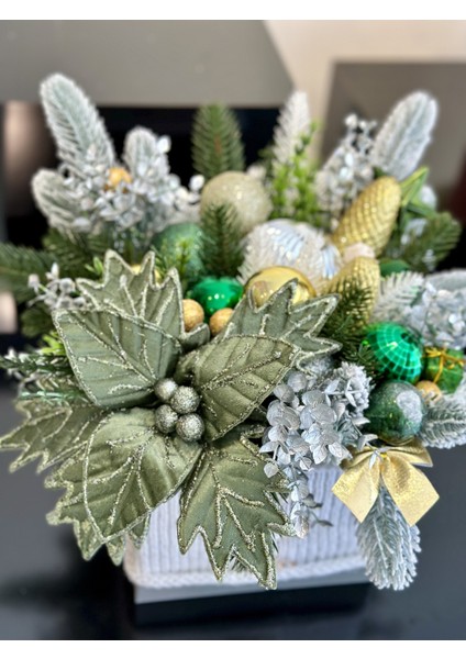 Yılbaşı Lüks Tasarım Masa Üstü Dekor