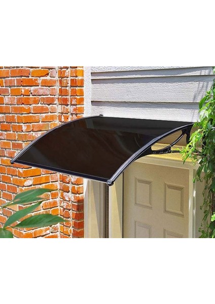Kapı Pencere Üstü Pratik Sundurma 150 x 100 cm Siyah