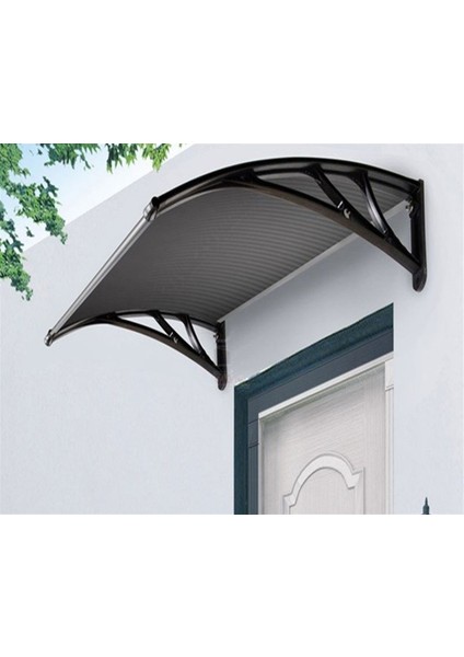 Kapı Pencere Üstü Pratik Sundurma 150 x 100 cm Siyah fiyatları