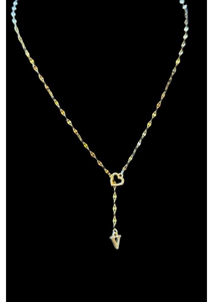 V Harfi 316L Paslanmaz Çelik Kolye Kalpli Dekolte Yeni Sezon Kişiye Özel Kolye Hediye Kutulu fiyatları