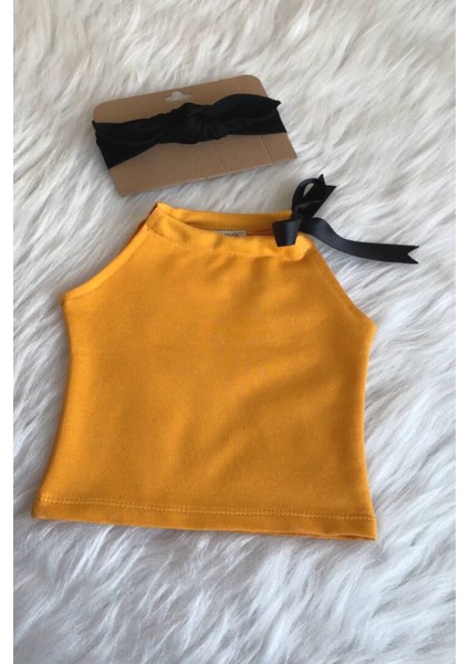 Kız Çocuk / Bebek Violet Halter Body Bandana Takım modelleri