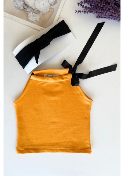 Kız Çocuk / Bebek Violet Halter Body Bandana Takım fırsatları