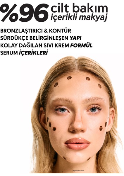 Likit Bronzer Glow Sculpt Moonrise | Kontür Nötr Kahve | Yüz Şekillendirici Nemlendirici Makyaj fiyatları