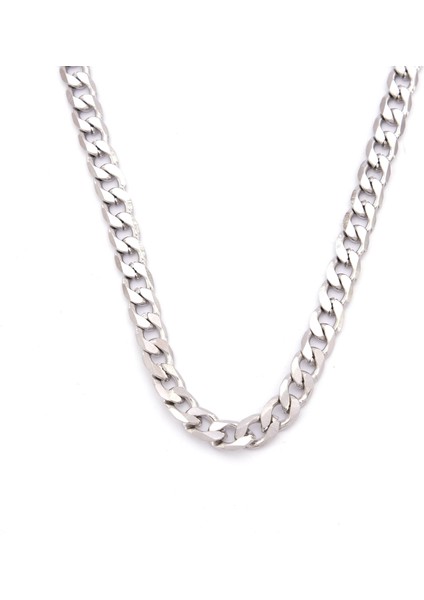 Çelik Zincir Kolye 4 mm Figaro Model ZN-314