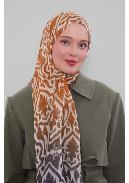 Lacivert Renk Geçişli Vivian Şal modelleri