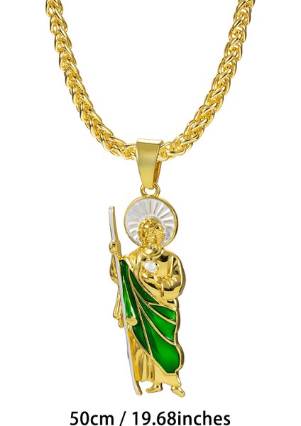 Dini Saint Jude Kolye Erkek Uzun Model Kübazinciri Miamizinciri (Yurt Dışından) indirimleri