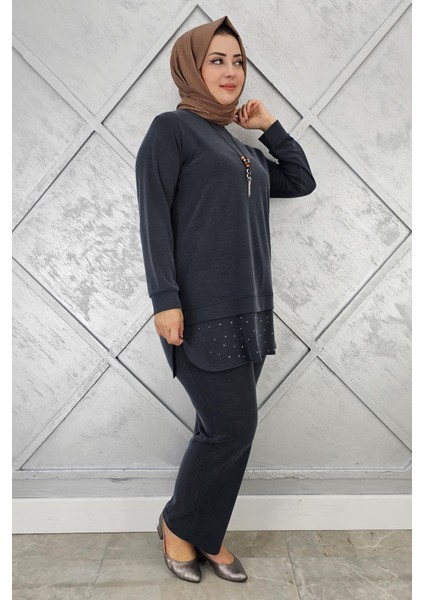 Kadın Kolye ve Taş Detaylı Tesettür Takım fiyatları