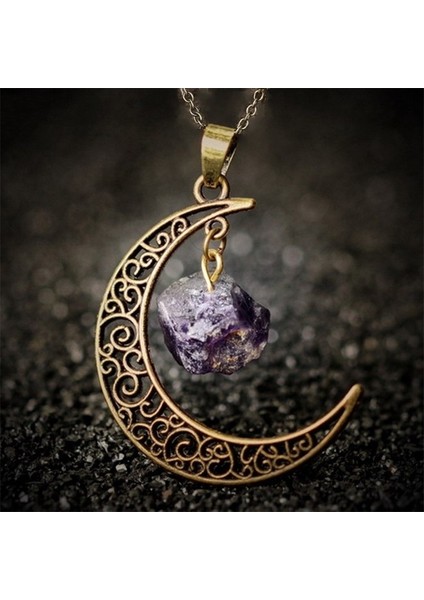 Doğal Taş Kristal Kolye (Yurt Dışından)