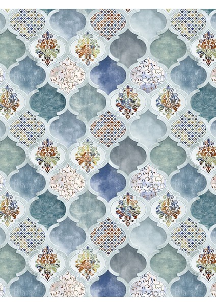 3 Boyutlu Seramik Desenli Silinebilir Sağlıklı Tekstil Duvar Kağıdı fiyatları