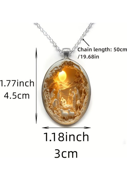 Noel ve Paskalya Için Zarif Cam Kolye (Yurt Dışından) modelleri