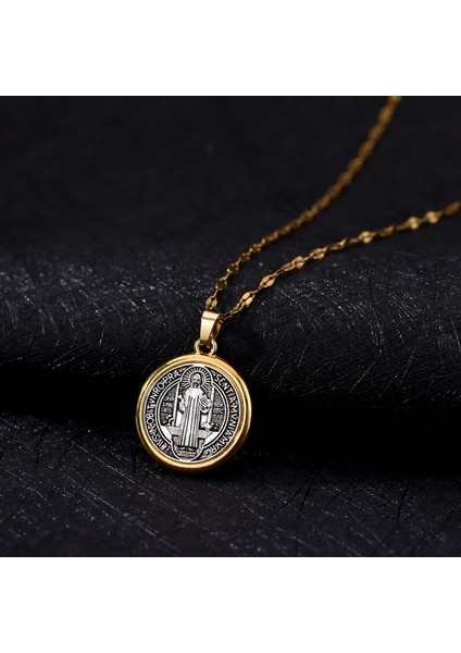 Alaşım Dini Aziz Benedikt Kolye Moda Dini Kolye (Yurt Dışından) fiyatları