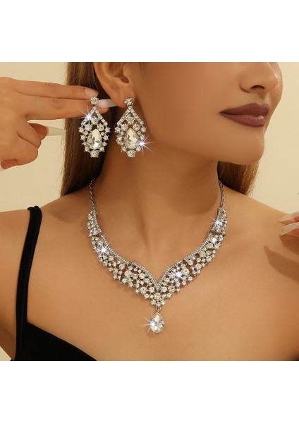 Moda Takı Seti Kolye Küpe Bileklik Mücevher (Yurt Dışından) fırsatları