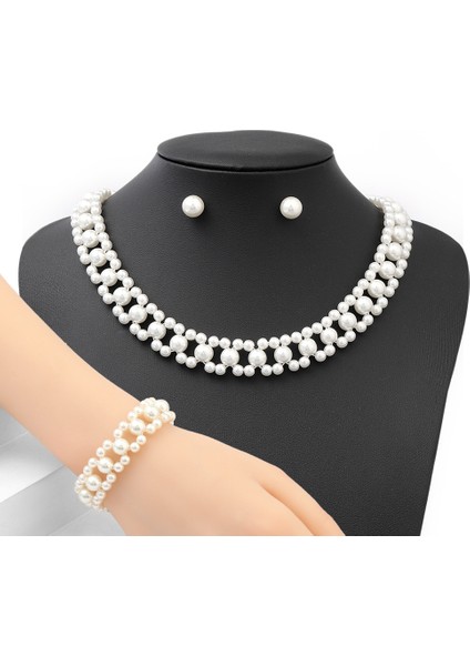 Küpe Bileklik Üçlü Set (Yurt Dışından) fiyatları