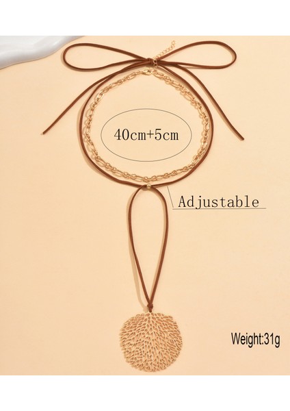 Retro Oymalı Yaşam Ağacı Kolye Uzun Kolye (Yurt Dışından) fiyatları