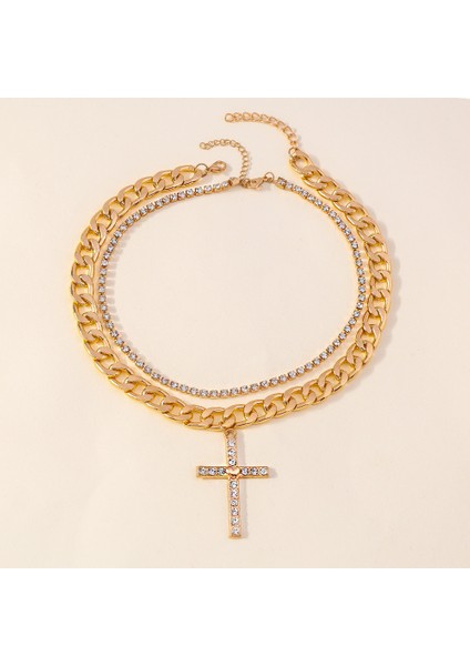 Kruvazör Kolye Seti, Elmaslı, Zarif, Retro ve Moda Kolye (Yurt Dışından)