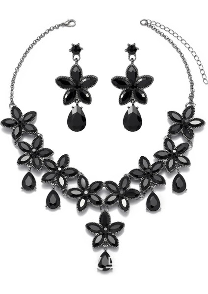 Ou Tianzerun Kolye Küpe Iki Parçalı Set (Yurt Dışından) fiyatları