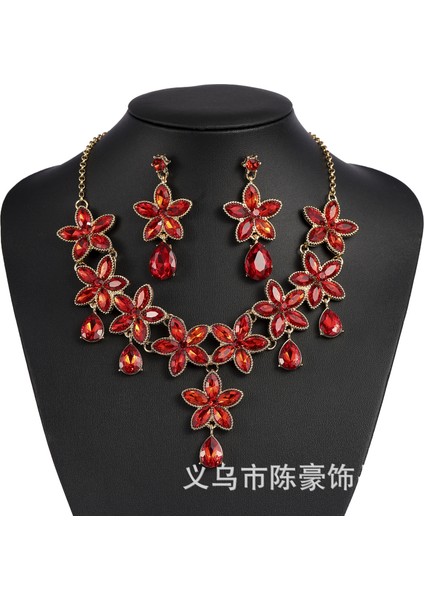 Ou Tianzerun Kolye Küpe Iki Parçalı Set (Yurt Dışından) modelleri