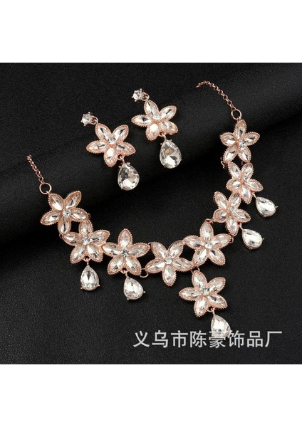 Ou Tianzerun Kolye Küpe Iki Parçalı Set (Yurt Dışından) fırsatları