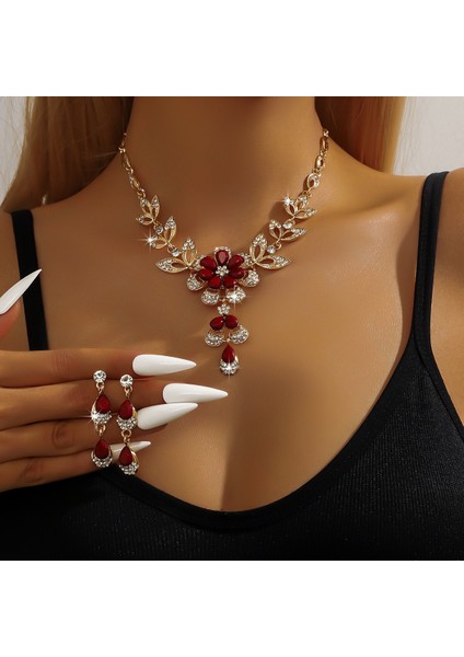 Kolye Küpe Takı Seti (Yurt Dışından)