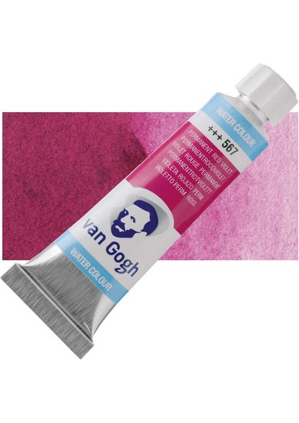 Van Gogh 10 Ml. Tüp Sulu Boya 567 Permanent Red Violet