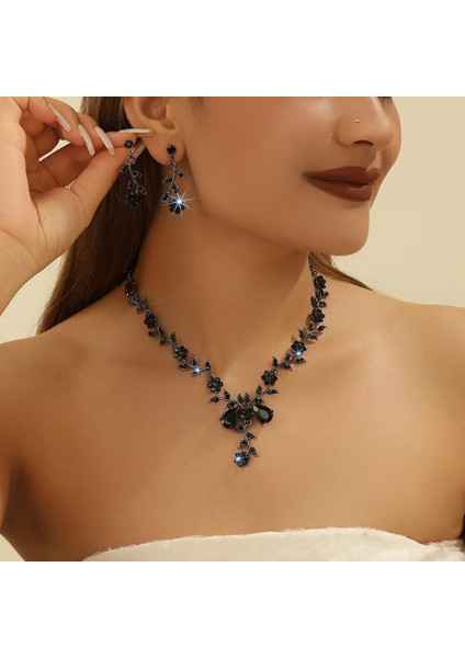 Gelin Yapay Elmas Damla Kolye Küpe (Yurt Dışından) modelleri