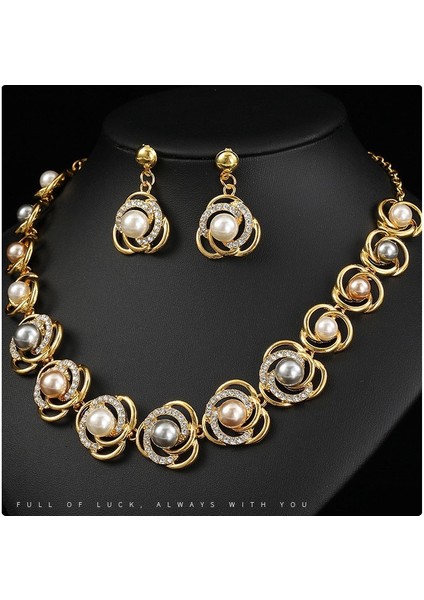 Inci Kolye Seti, Gelin Aksesuarları, Moda Elbise, Akşam Yemeği Için Uyumlu Kolye (Yurt Dışından) fırsatları