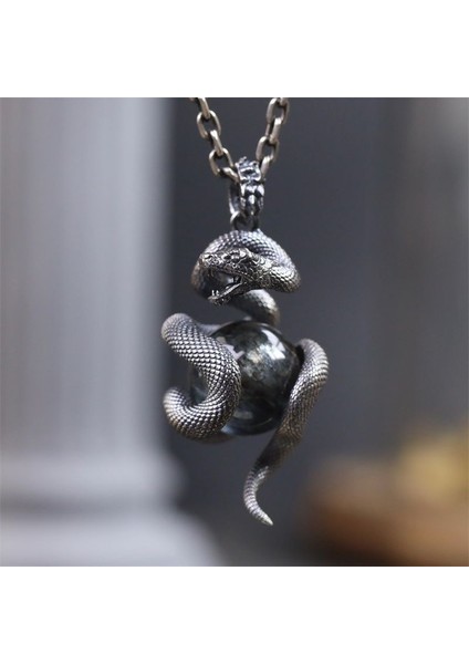 Kolye Retro Efsane Yılan Koruyucu Mücevher Kolye Ucu (Yurt Dışından) fiyatları