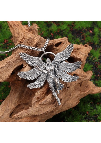 Altı Kanatlı Melek Kolye (Yurt Dışından) fırsatları