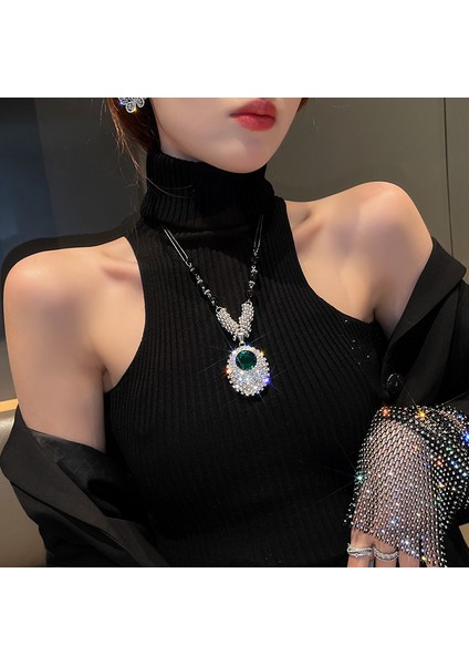 Tianzerun, Yüksek Kali Kazak Kolyesi, Kadınlar Için Hafif Lüks ve Özgün Tasarım, Sonbahar-Kış Dönemi Için A Tılı Kolye Uçları (Yurt Dışından)