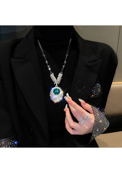 Tianzerun, Yüksek Kali Kazak Kolyesi, Kadınlar Için Hafif Lüks ve Özgün Tasarım, Sonbahar-Kış Dönemi Için A Tılı Kolye Uçları (Yurt Dışından) fiyatları