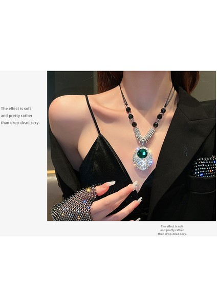 Tianzerun, Yüksek Kali Kazak Kolyesi, Kadınlar Için Hafif Lüks ve Özgün Tasarım, Sonbahar-Kış Dönemi Için A Tılı Kolye Uçları (Yurt Dışından) modelleri