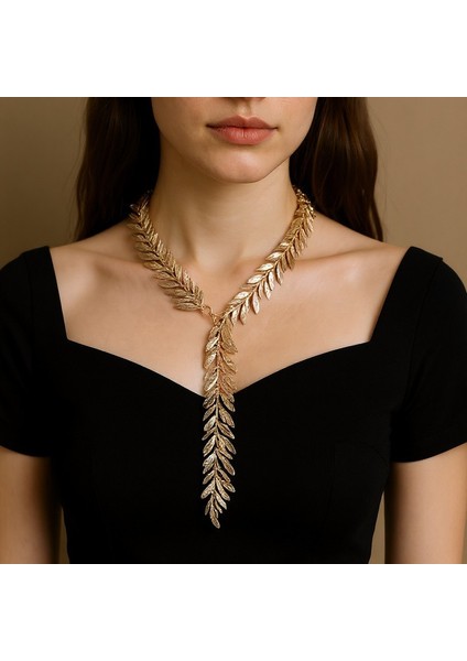 Kişisel Moda Soğuk Tarz Halkalı Derişimli Moda Alaşım Yaprağı Kolye (Yurt Dışından) fiyatları