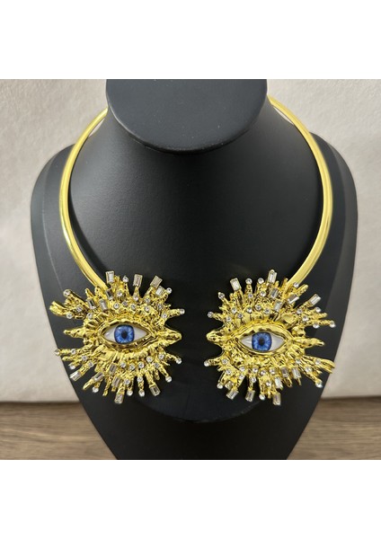 Fransız Tarzı Şeytan Gözü Çift Kafa Kolye, Moda ve Şık A Tılı Aksesuar (Yurt Dışından) fiyatları