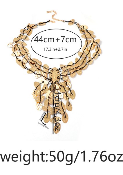 Bohem Kişisel Moda El Işi Örgü Metal Demir Parçalı Püsküllü Y Şeklinde Kolye (Yurt Dışından) fırsatları