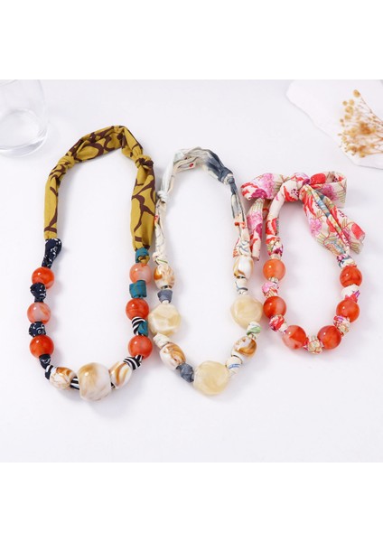 Tianzerun, Kişisel, Modaya Uygun, Sade, Şık, El Işi Örgü Kumaş Boncuklu, Çok Katmanlı, Üst Üste Takılan Geometrik Gündelik Kolye (Yurt Dışından) fırsatları