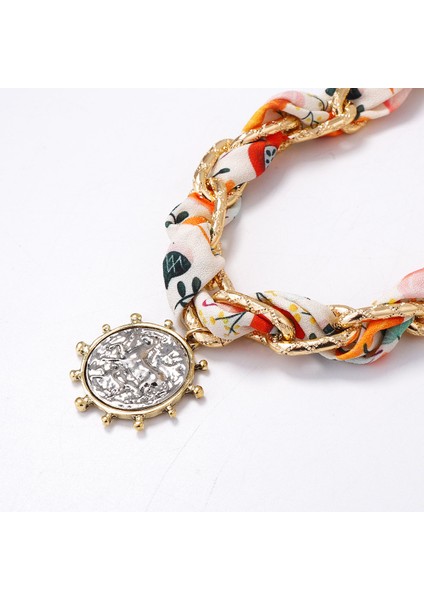 Trend Dantel Z珠宝r Kesişen Tatlı Tarzı Alaşım Rozetli Kolye (Yurt Dışından) indirimleri