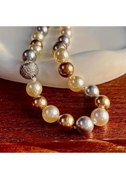 Yeni Çin Tarzı Retro Tahiti Inci Istiridye Kolye (Yurt Dışından) fiyatları